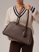 Кожаная сумка DBR 31338 коричневый торф