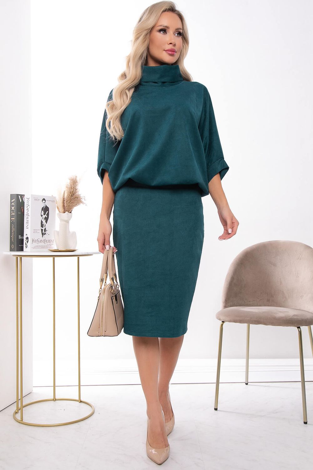 Платье "Антония" (изумруд) П7445 LT Collection