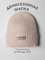 Шапка для девочки на осень