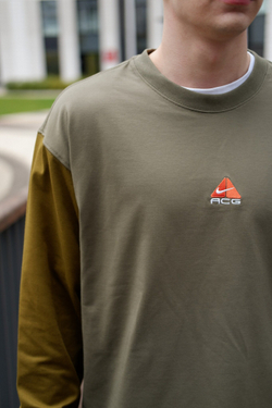 Nike ACG Long Sleeve Logo "Medium Olive"