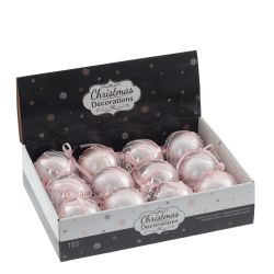 GAEM Набор из 12шт Украшение новогоднее "Шар", D 8 см, L35 W27 H8,5 см