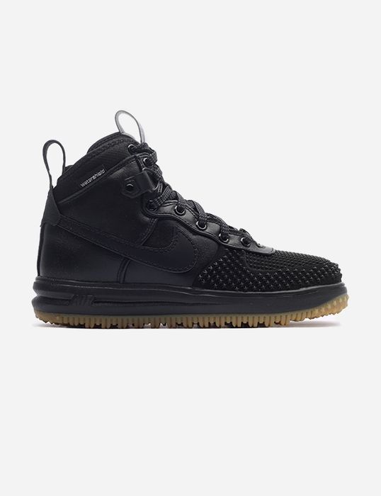 Air force 1 mid black gum sales