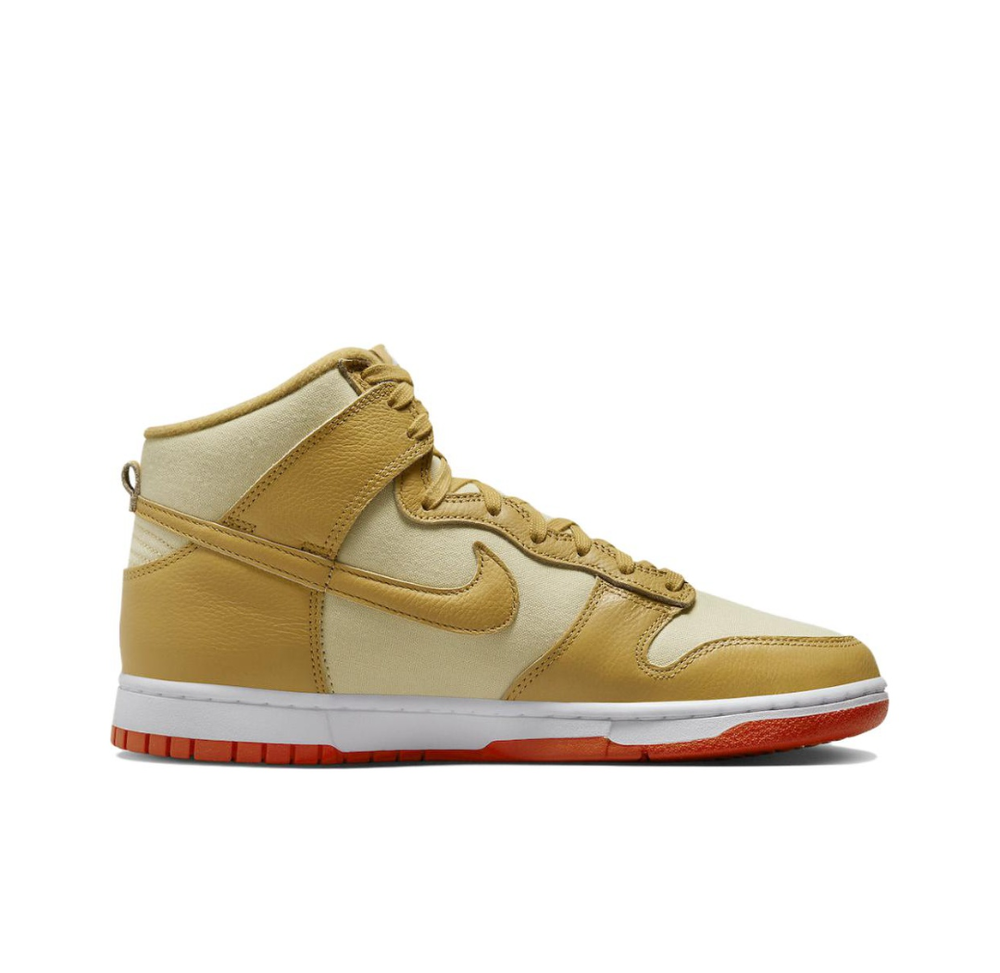 Кроссовки Nike Dunk High 'Gold Canvas' DV7215-700
