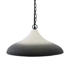 Светильник подвесной Sustainable, Ø44х19 см, черный/белый