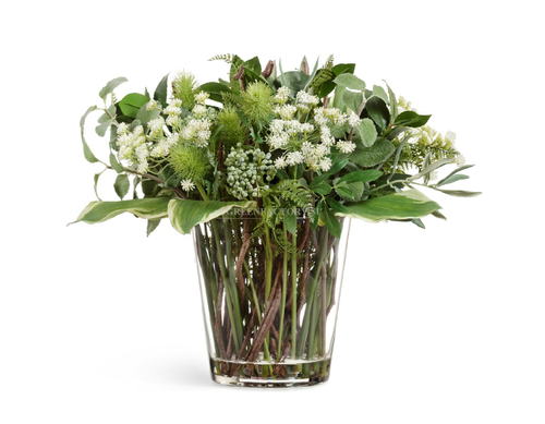 Композиция "Green Lifestyle" большая в-40, д-40 см в стекл.вазе с водой