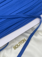 Шнур синий плоский метражом 12 мм