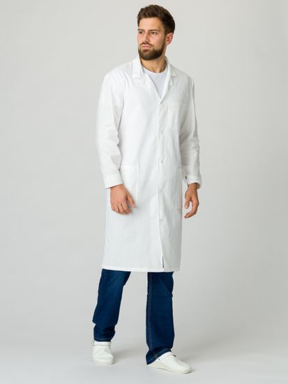 Халат мужской (бязь/белый)