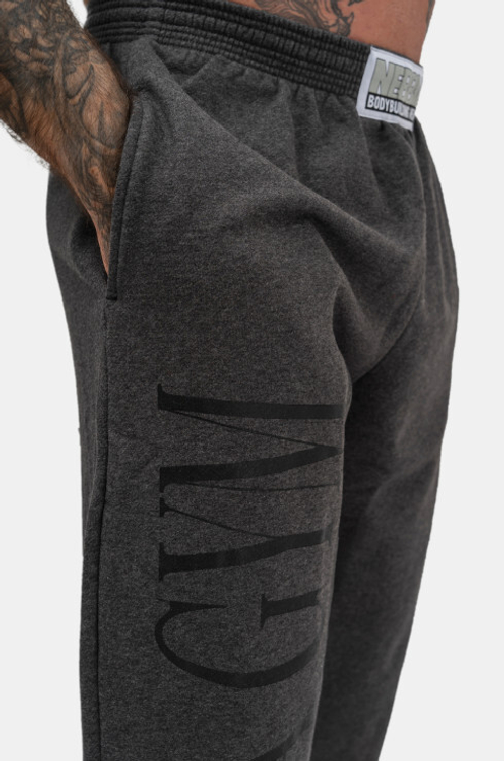 BEAST MODE ON ICONIC SWEATPANTS 186 Темно серые