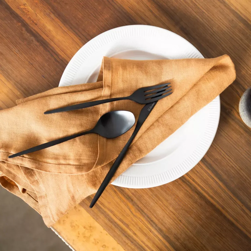 Набор столовых приборов 24 предмета на 6 персон Cristema Rabat черный