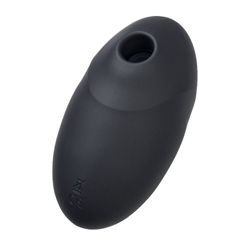 Черный вакуум-волновой стимулятор 11см с вибрацией Satisfyer Vulva Lover 3