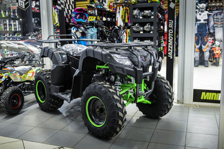 MOTAX ATV Grizlik Lux 200 cc 4TЧерно-зеленый