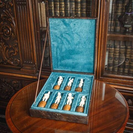 Винтаж: Скульптурная группа из слоновой кости «Симфонический Оркестр»