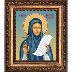 Мария Парижская (Скобцова) мученица. Икона на холсте.