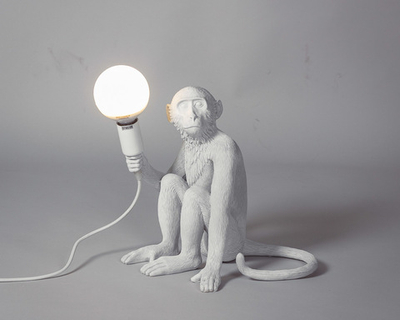 лампа настольная The Monkey Lamp Sitting Version