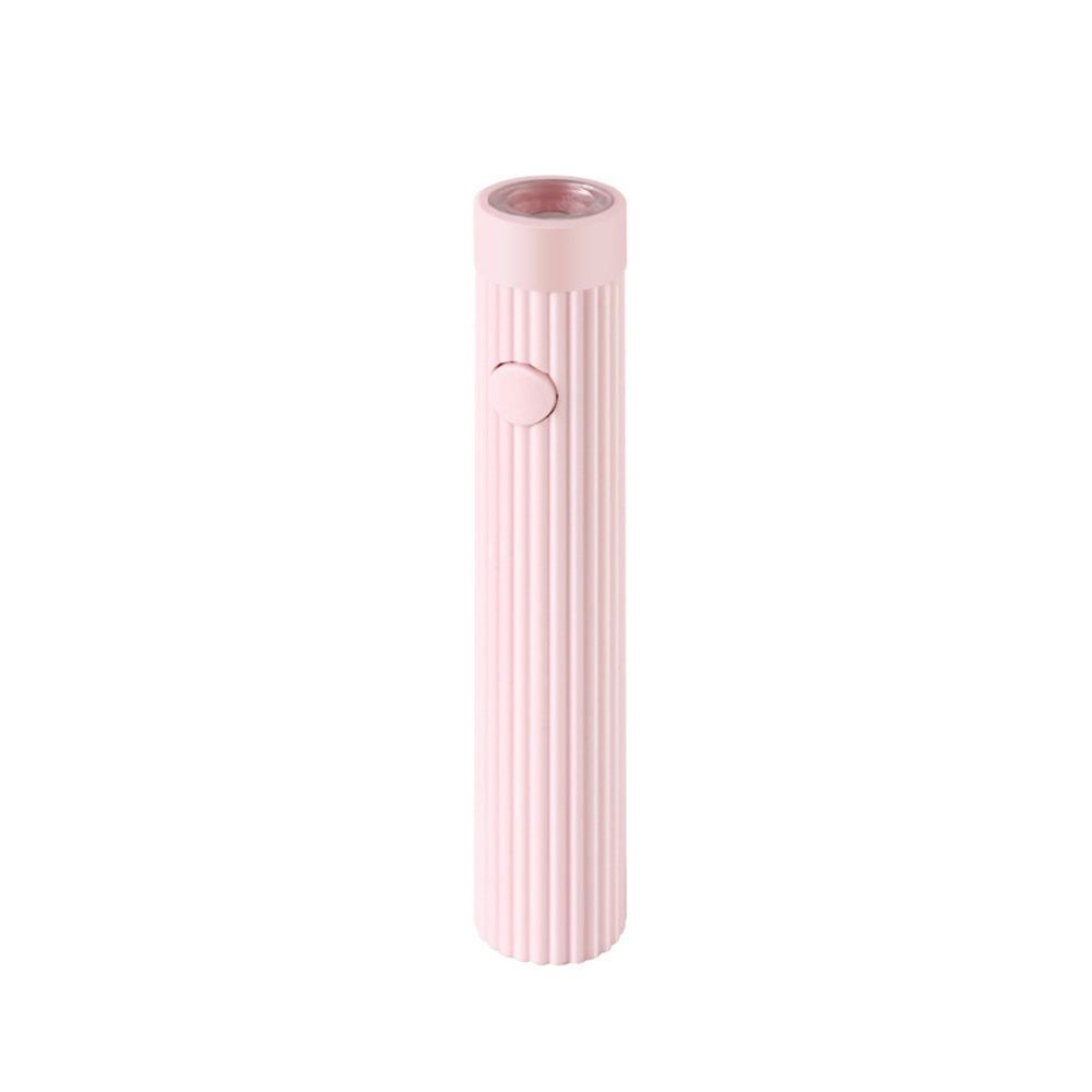 Ультрафиолетовый USB фонарик (ребристый)