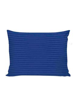 Постельное белье сатин-страйп Milky Garden "Dark blue" 1,5-сп Наволочка 50х70 см 1 шт Простынь 150x215 см Пододеяльник 145x215 см