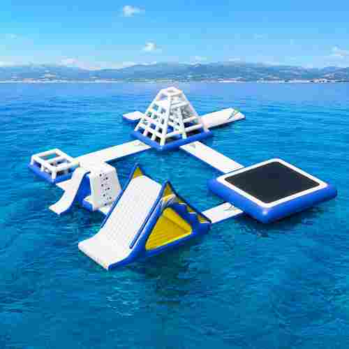 Большой надувной аквапарк «Увлекательное море», 15×15×5 м