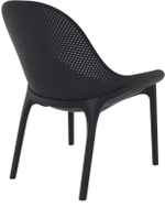 Лаунж-кресло пластиковое Siesta Contract Sky Lounge, черный