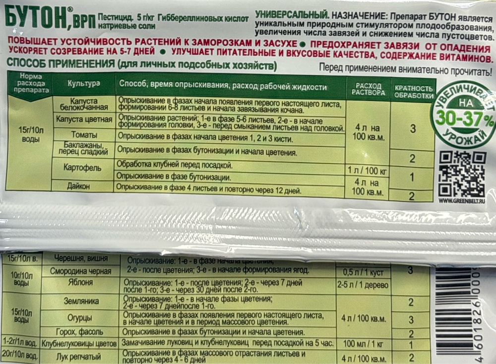 Бутон 10 г ПЗУ-131