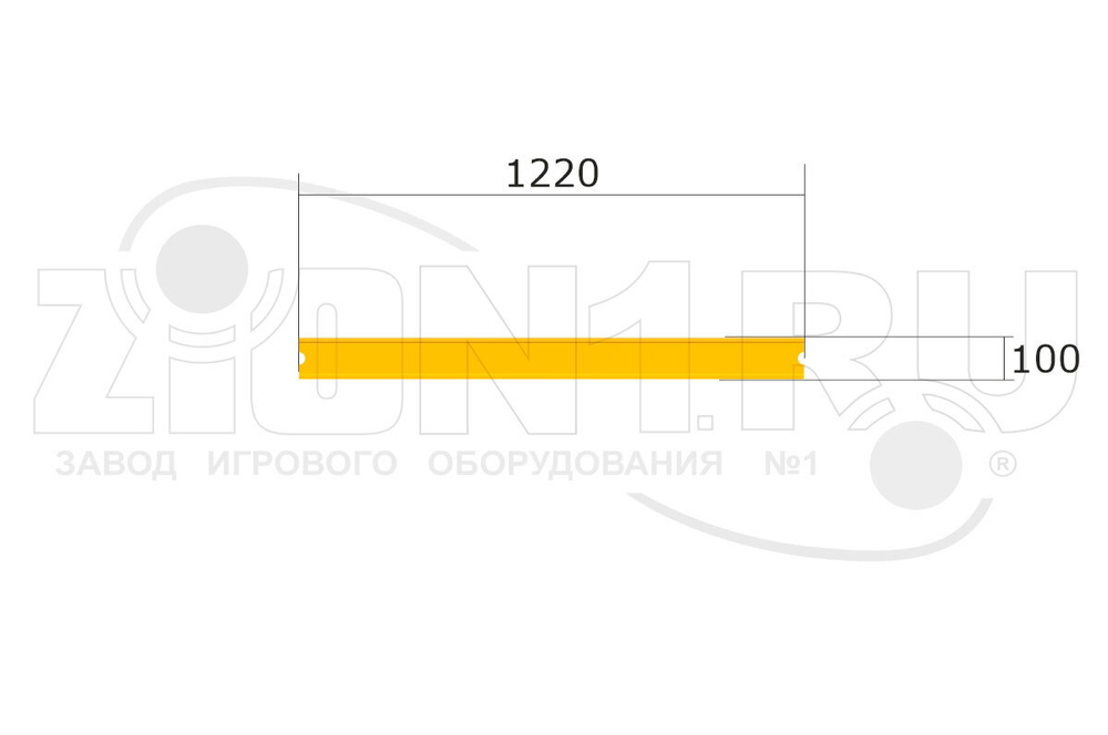 Планка индикатора бруска для отталкивания