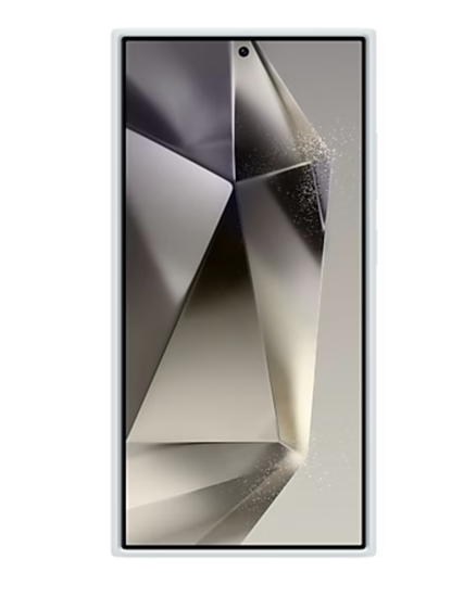 Чехол-накладка Silicone Case S24 Ultra (Белый)