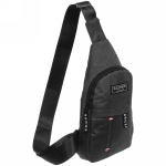 Сумка - мессенджер «Element - hit», цвет черный, одно отделение и карман, 30*17*5см