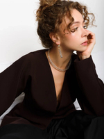 Чокер "Plane" горный хрусталь Multicolor