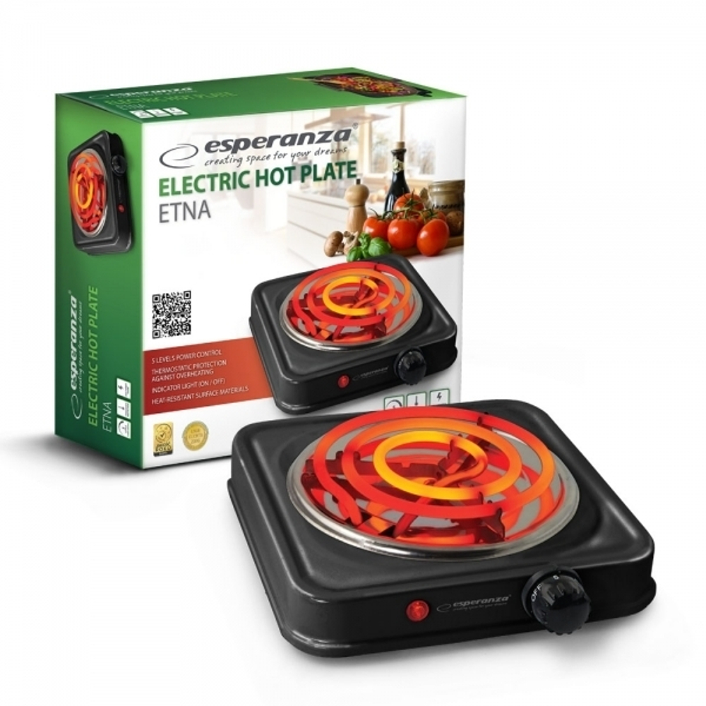 Electric stove for lighting charcoal