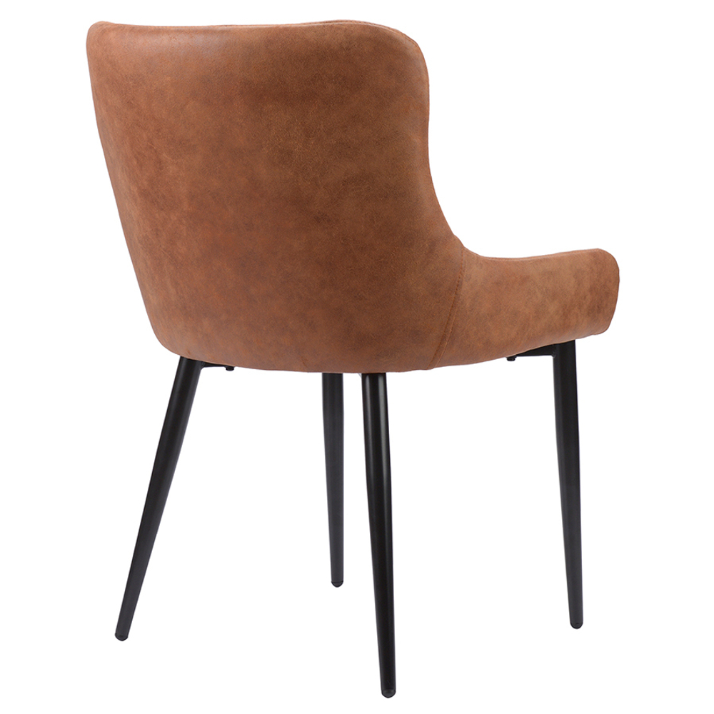 Стул Bergenson Bjorn Calvin экокожа светло-коричневый