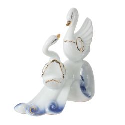 GAEM Фигурка декоративная "Лебеди", L11,5 W6,5 H10,5 см