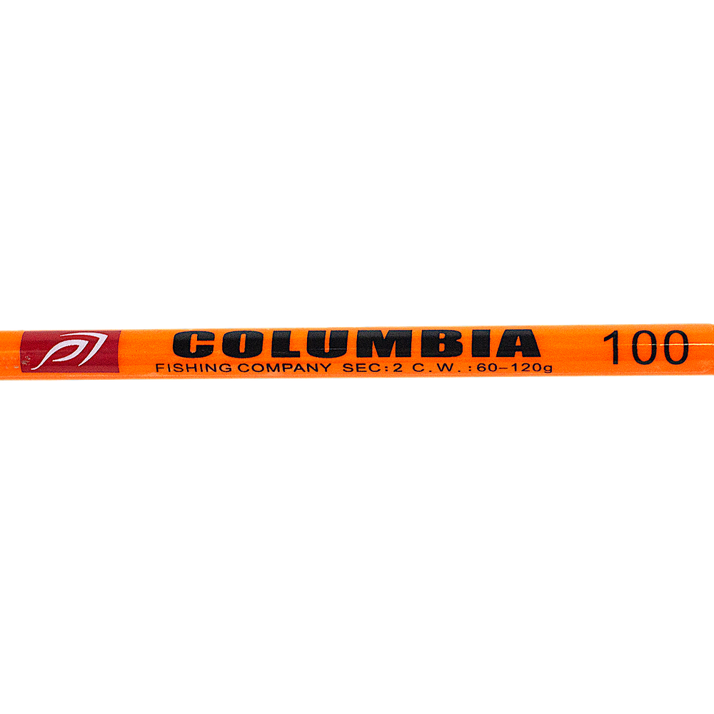 Удочка бортовая Columbia (Штекер) 100см 60-120г 2секц. ручка ЭВА Тр.длина 56см