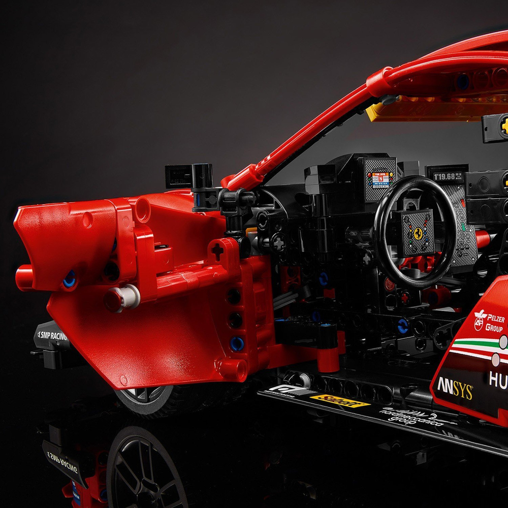 LEGO Technic: Ferrari 488 GTE AF Corse 51, 42125 — Ferrari 488 GTE AF Corse #51 — Лего Техник