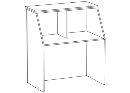 Стойка администратора прямая СтА-02-01