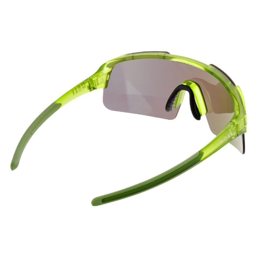 Очки солнцезащитные MOAX PROGRESS, зеленый, набор 3 линзы (зелен./синий/фотохром OS)