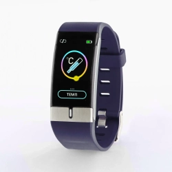 Biomer BT68 браслет здоровья с точным измерением температуры, синий
