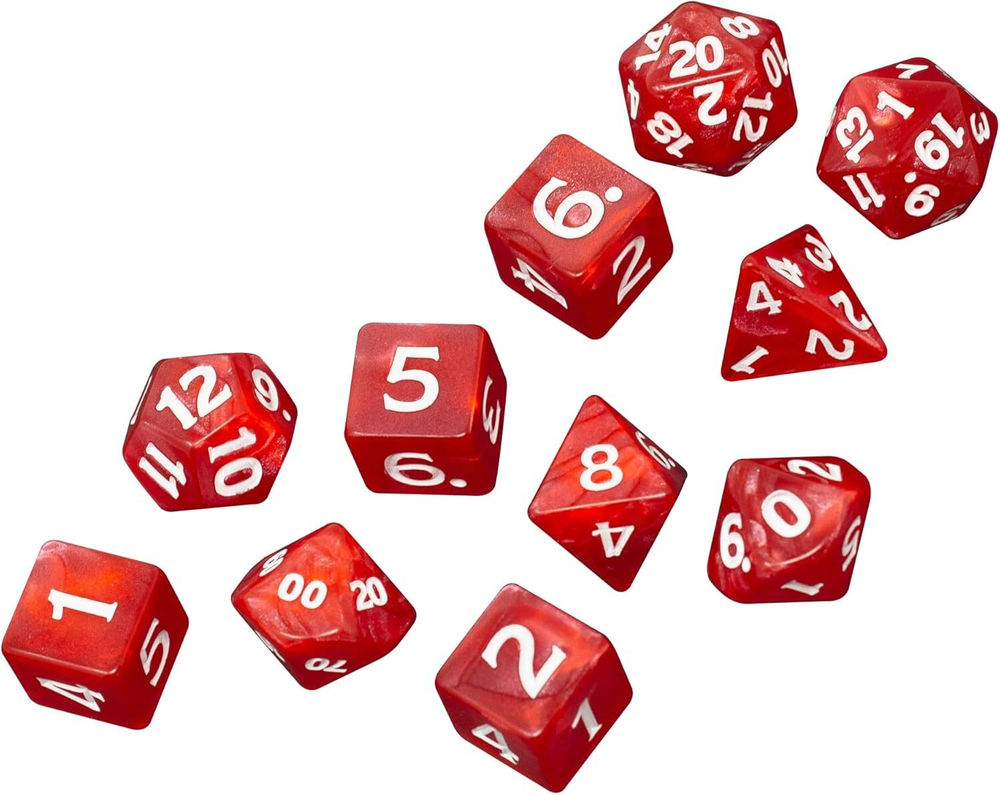 Набор кубиков для настольных ролевых игр (Dungeons and Dragons, DnD, D&D, Pathfinder) - Official Dice Set