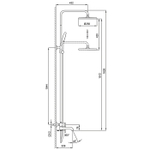 Душевая стойка со смесителем Gappo G2406-9