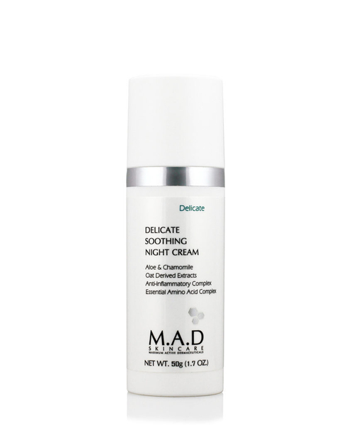 M.A.D. Delicate Soothing Night Cream | Успокаивающий ночной крем, 50 гр