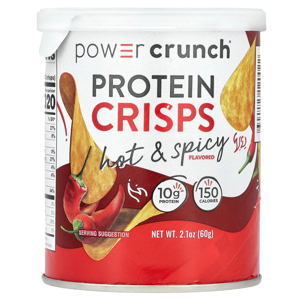 BNRG, Power Crunch® Protein Crisps, острые и пряные, 60 г (2,1 унции)