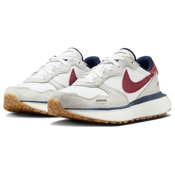 NIKE Phoenix Waffle Беговые кроссовки Низкие Серые Женские