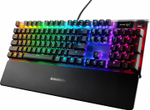Клавиатура SteelSeries Apex 7 Blue Switch 64774 черный