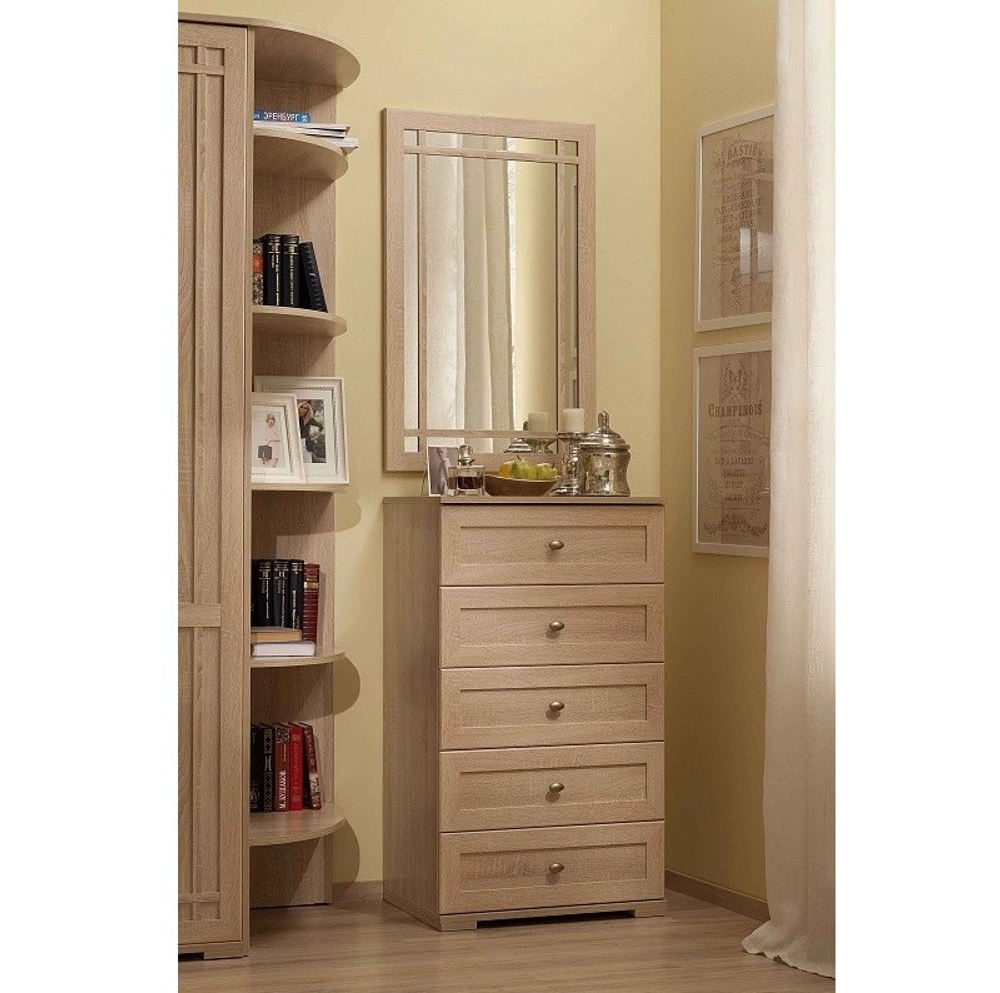 Зеркало навесное Sherlock 7, дуб сонома