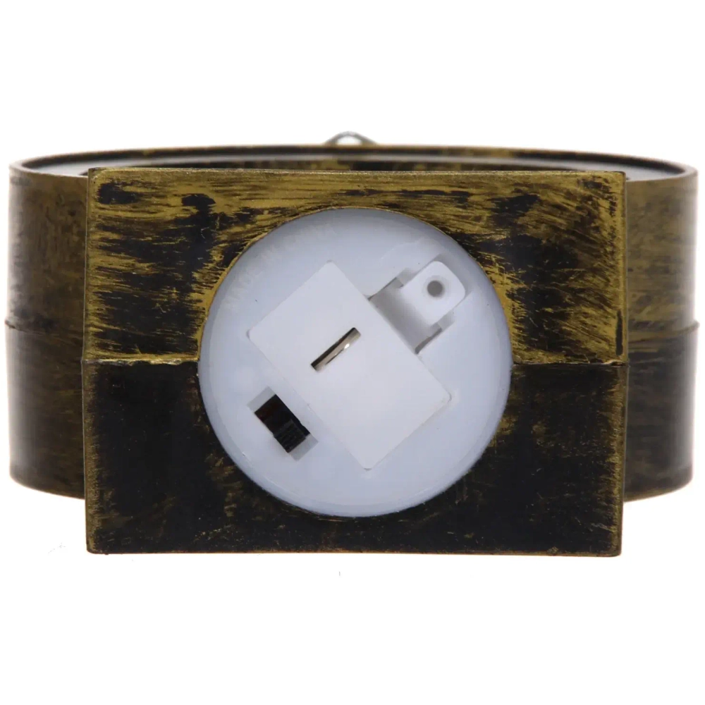 Сувенир с подсветкой «Дед Мороз с подарками» 9,3*15,2 см, Бронза