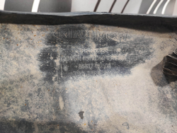 Юбка заднего бампера Kia Rio 4 X-Line 17-20 Б/У Оригинал 86612H0500