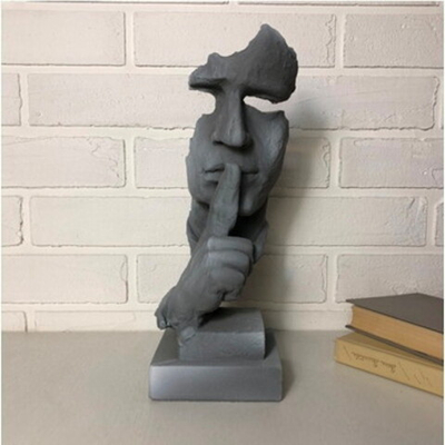Статуэтка из гипса «Тишина» 34см бетон