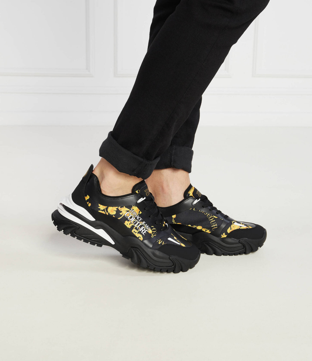 Кроссовки Versace Jeans Couture - черный(75YA3SIBZS891)