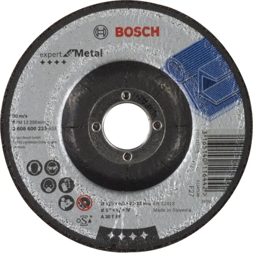 Обдирочный круг Expert по металлу 125x6мм BOSCH 2608600223