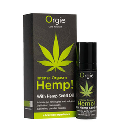 Возбуждающий гель Orgie Hemp! Intense Orgasm, 15 мл