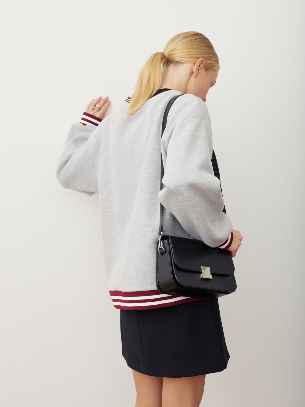 СВИТШОТ «UNSTOPPABLE GIRL» СЕРЫЙ МЕЛАНЖ