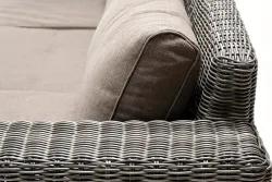 "Боно" лаунж-зона из искусственного ротанга, цвет графит